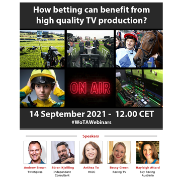WoTA organises its fifth Webinar next Tuesday, 14 September on how betting can benefit from high quality TV production